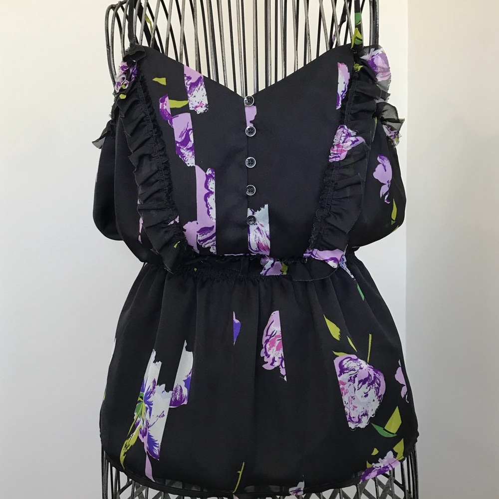 GAP Peplum Ruffle Tank Top SM Career or Casual